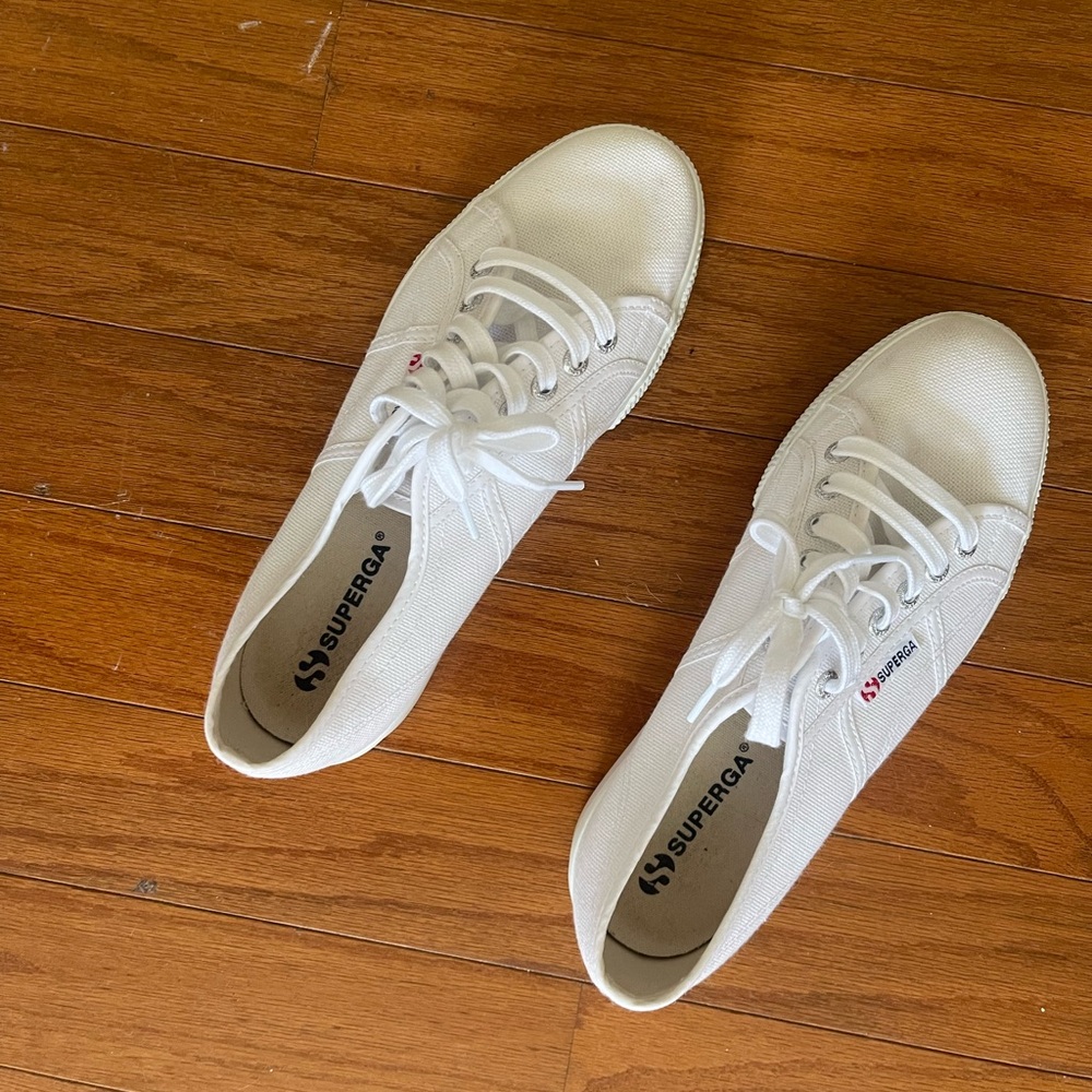 Superga Italian platform sneakers size 10
